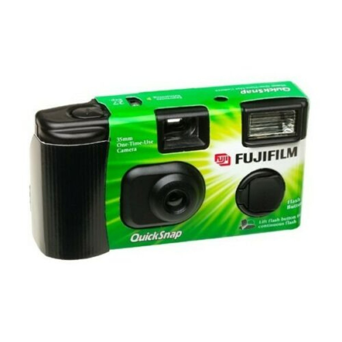 Fujifilm Quicksnap Flash Disposable Camera 27 Photos - Plympton