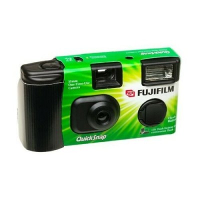  Fujifilm QuickSnap Flash 400 One-Time-Use Camera : Camera  Cases : Electronics