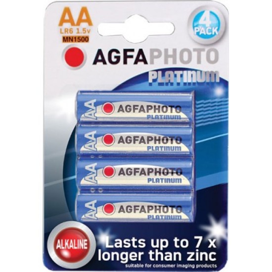 Agfa Photo Platinum AA Batteries LR6 1.5V