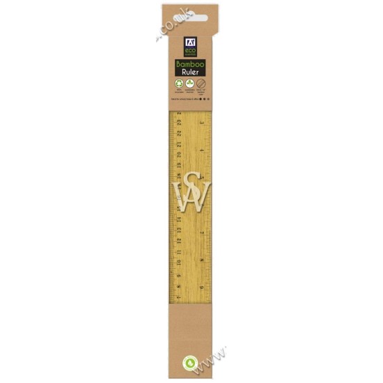 Bamboo Ruler 30cm