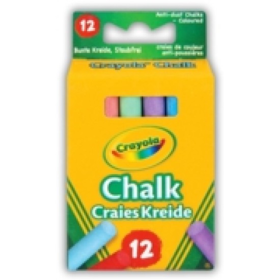 Chalk Assorted Colours 12pk