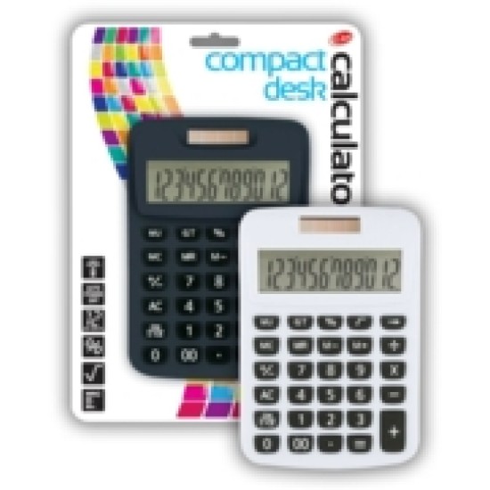 Compact Desk Calculator dual power