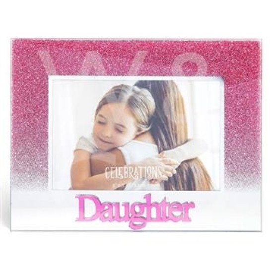 Pink Glitter Daughter 