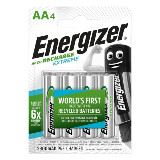 Energizer Rechargeable 2300mah AA 4 Pack