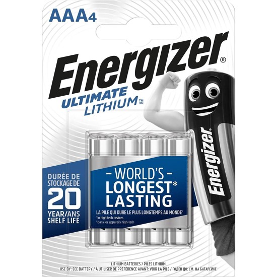 Energizer Ultimate Lithium AAA 4pk