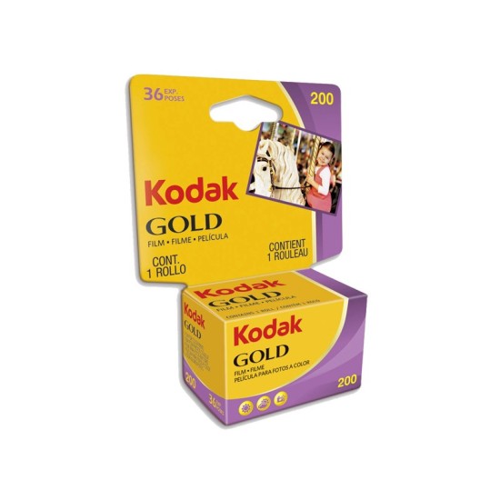 Kodak Gold 200 36 exposures carded film