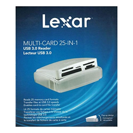 Lexar Multi-Card 25-In-1 USB 3.0 Reader