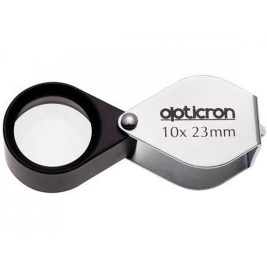Opticron Folding Metal Loupe 10x23mm (0.9