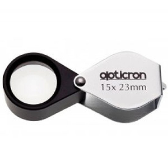 Opticron Folding Metal Loupe 15x23mm (0.9