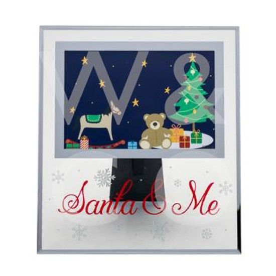 Santa & Me Glass Photo Frame 6X4