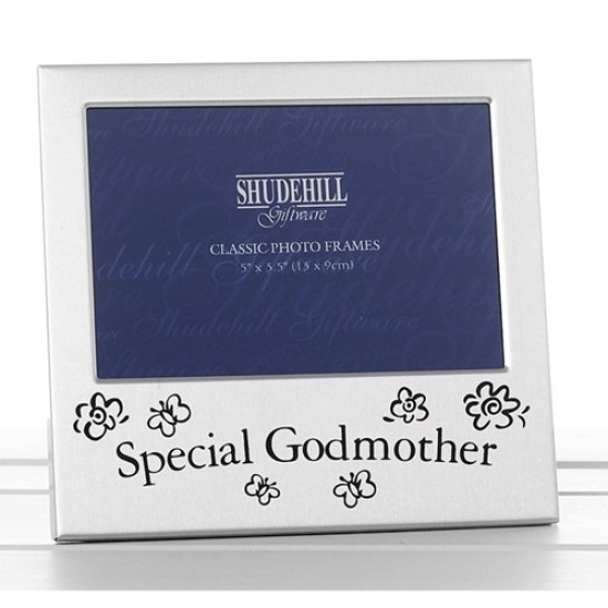 Satin Silver Special Godmother 5X3.5