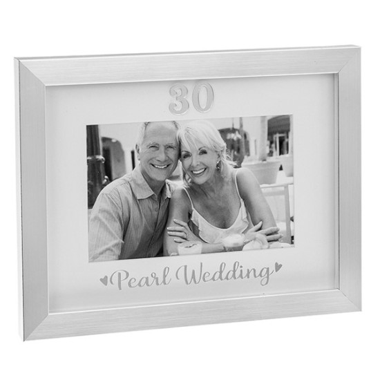 Silver Event Frame Pearl Wedding 6