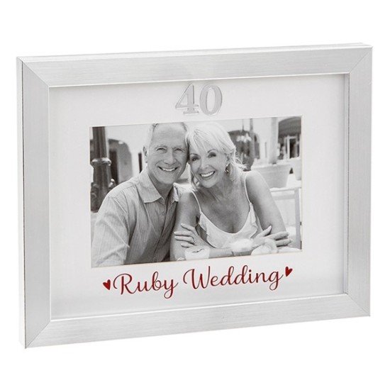 Silver Event Frame Ruby Wedding 6