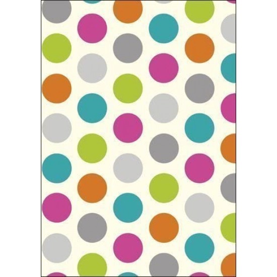 Spots Folded Paper 489mm x 692mm Approx 2 Sheets And Tags