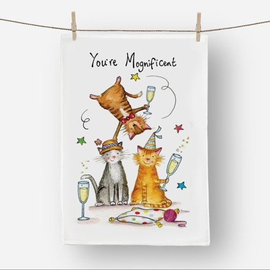 'You're Magnificent' Tea Towel